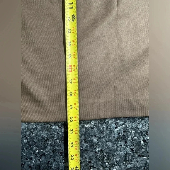 Ann Taylor | LOFT | Career Chic Brown Scallop Classic Pencil Skirt Size 16 NWT - Picture 4 of 5